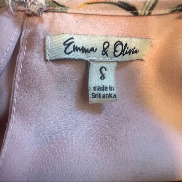Emma and Olivia Pink Floral Tank. Size Small. Great Condition!! - Picture 8 of 12